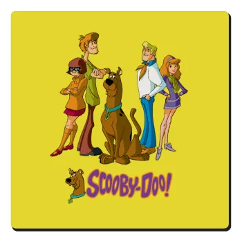 Scooby Doo Characters, Τετράγωνο μαγνητάκι ξύλινο 6x6cm