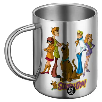 Scooby Doo Characters, Ανοξείδωτη Μεταλλική Κούπα 450ml - Διπλού Τοιχώματος