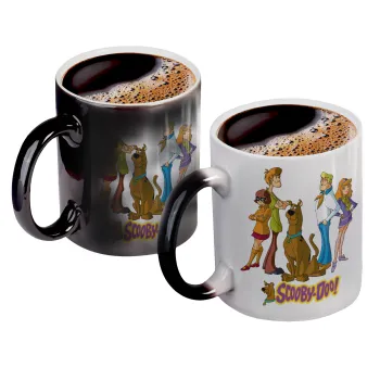 Scooby Doo Characters, Κούπα Μαγική, κεραμική, 330ml που αλλάζει χρώμα με το ζεστό ρόφημα