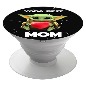Yoda Best mom, Phone Holders Stand  White Hand-held Mobile Phone Holder