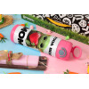 Easter candle, Childrens hot water bottle, stainless steel, with safety straw, PINK (500ml)
