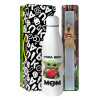 Easter Set, metallic stainless thermos bottle (500ml) & scented flat Easter candle (30cm) (GRAY)