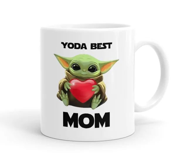 Yoda Best mom — Κούπα, κεραμική, 330ml