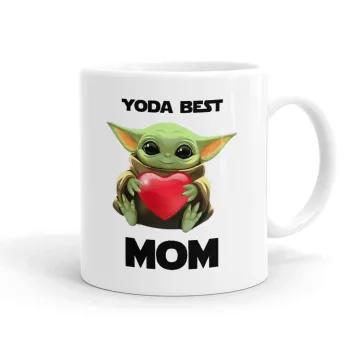 Yoda Best mom, Κούπα, κεραμική, 330ml