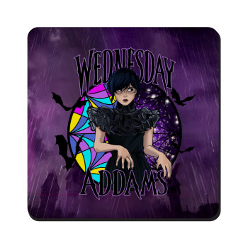 Wednesday Jenna Ortega, Τετράγωνο μαγνητάκι ξύλινο 9x9cm