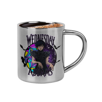 Wednesday Jenna Ortega, Κουπάκι μεταλλικό διπλού τοιχώματος για espresso (220ml)