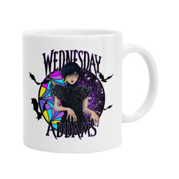 Wednesday Jenna Ortega, Ceramic coffee mug, 330ml (1pcs)