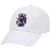 Καπέλο Ενηλίκων Baseball Λευκό 5-φύλλο (POLYESTER, ΕΝΗΛΙΚΩΝ, UNISEX, ONE SIZE)