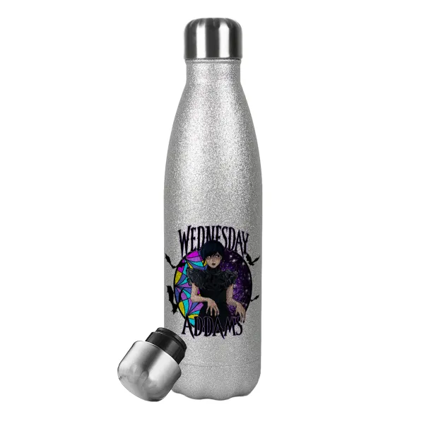 Wednesday Jenna Ortega — Glitter Aσημένιο (500ml)
