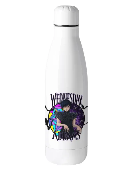 Wednesday Jenna Ortega — Metal mug thermos (Stainless steel), 500ml