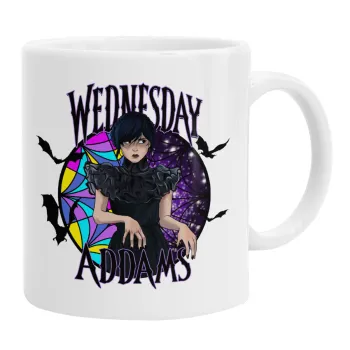 Wednesday Jenna Ortega, Ceramic coffee mug, 330ml
