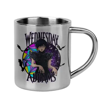 Wednesday Jenna Ortega, Mug Stainless steel double wall 300ml
