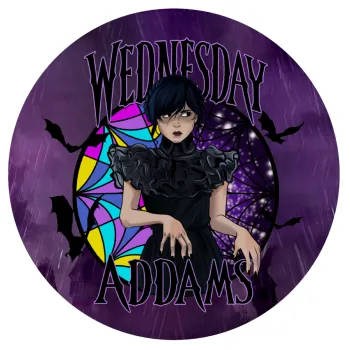 Wednesday Jenna Ortega, Mousepad Round 20cm