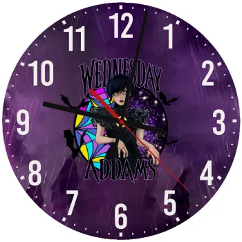 Wednesday Jenna Ortega, Ρολόι τοίχου ξύλινο (30cm)