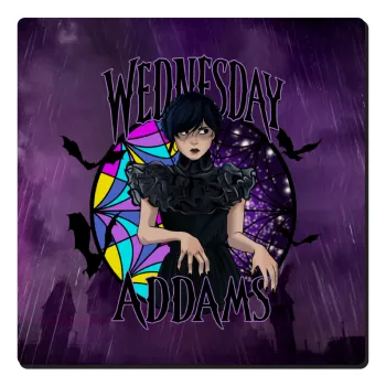 Wednesday Jenna Ortega, Τετράγωνο μαγνητάκι ξύλινο 6x6cm