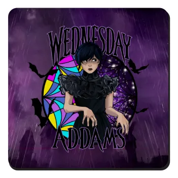 Wednesday Jenna Ortega, Τετράγωνο μαγνητάκι ξύλινο 9x9cm