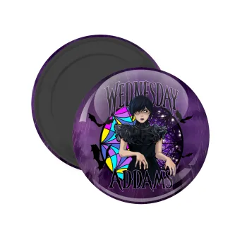 Wednesday Jenna Ortega, Μαγνητάκι ψυγείου στρογγυλό διάστασης 5cm