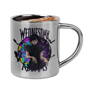 Wednesday Jenna Ortega, Κουπάκι μεταλλικό διπλού τοιχώματος για espresso (220ml)