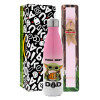 Easter Set, Metallic pink/white (Stainless steel) thermos, double-walled, 500ml & aromatic flat Easter candle (30cm) (PINK)