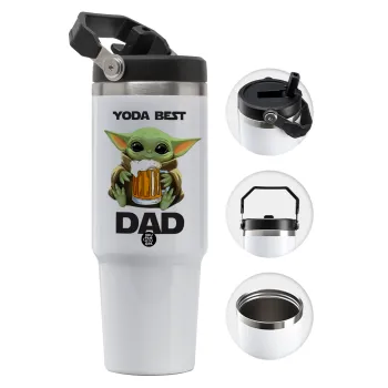 Yoda Best Dad, Θερμός Ανοξείδωτο 30oz με χερούλι