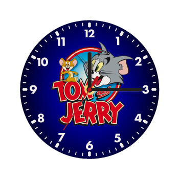 Tom and Jerry, Wooden wall clock (20cm)