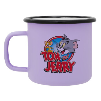 Tom and Jerry, Κούπα Μεταλλική εμαγιέ ΜΑΤ Light Pastel Purple 360ml