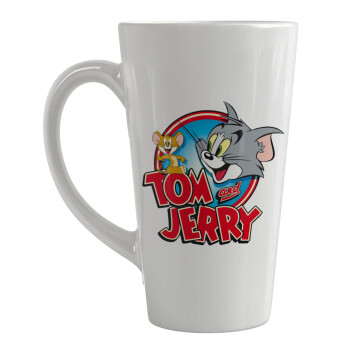 Tom and Jerry, Κούπα κωνική Latte Μεγάλη, κεραμική, 450ml