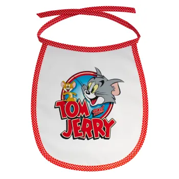 Tom and Jerry, Σαλιάρα μωρού αλέκιαστη με κορδόνι Κόκκινη
