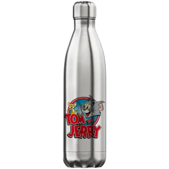 Tom and Jerry, Inox (Stainless steel) hot metal mug, double wall, 750ml