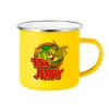 Yellow Enamel Metallic Cup 360ml