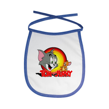 Tom and Jerry, Σαλιάρα μωρού αλέκιαστη με κορδόνι Μπλε