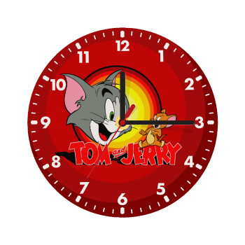 Tom and Jerry, Wooden wall clock (20cm)