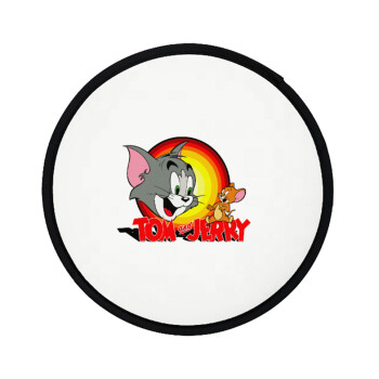 Tom and Jerry, Βεντάλια υφασμάτινη αναδιπλούμενη με θήκη (20cm)