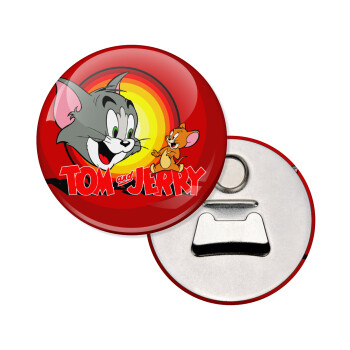 Tom and Jerry, Μαγνητάκι και ανοιχτήρι μπύρας στρογγυλό διάστασης 5,9cm