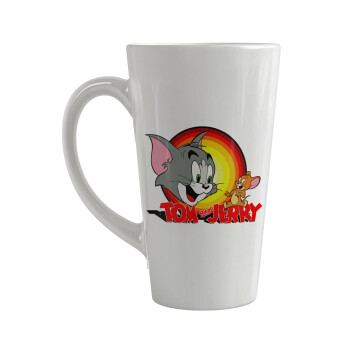Tom and Jerry, Κούπα κωνική Latte Μεγάλη, κεραμική, 450ml