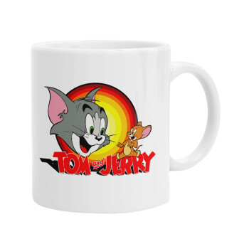 Tom and Jerry, Ceramic coffee mug, 330ml (1pcs)