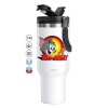 Mega Tumbler με καπάκι, διπλού τοιχώματος (θερμό) 1,2L