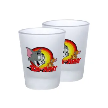 Tom and Jerry, Σφηνοπότηρα γυάλινα 45ml του πάγου (2 τεμάχια)
