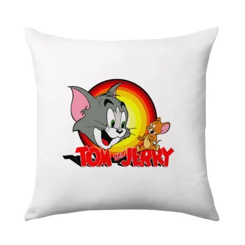 Tom and Jerry, Μαξιλάρι καναπέ 40x40cm περιέχεται το  γέμισμα