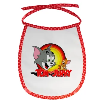 Tom and Jerry, Σαλιάρα μωρού αλέκιαστη με κορδόνι Κόκκινη