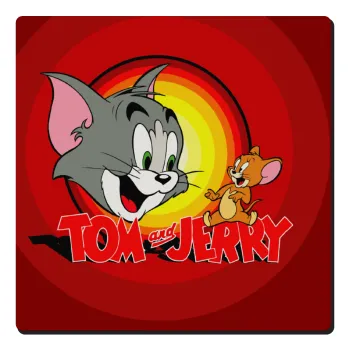 Tom and Jerry, Τετράγωνο μαγνητάκι ξύλινο 6x6cm