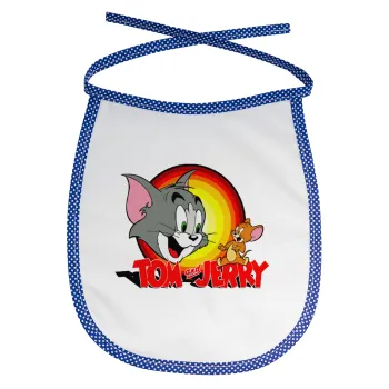 Tom and Jerry, Σαλιάρα μωρού αλέκιαστη με κορδόνι Μπλε