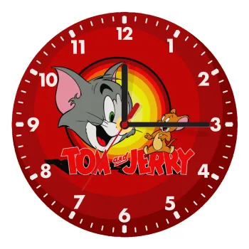 Tom and Jerry, Wooden wall clock (20cm)