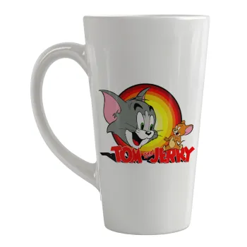 Tom and Jerry, Κούπα κωνική Latte Μεγάλη, κεραμική, 450ml