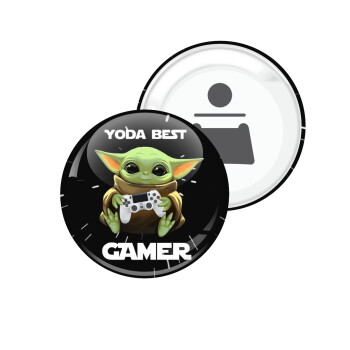 Yoda Best Gamer, Μαγνητάκι και ανοιχτήρι μπύρας στρογγυλό διάστασης 5,9cm