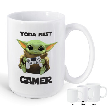 Yoda Best Gamer, Κούπα Mega, κεραμική, 450ml