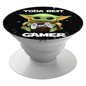 Yoda Best Gamer, Phone Holders Stand  White Hand-held Mobile Phone Holder