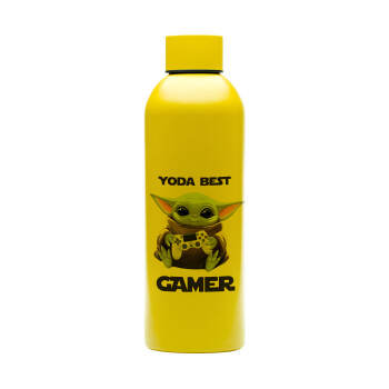 Yoda Best Gamer, Μεταλλικό παγούρι νερού, 304 Stainless Steel 800ml