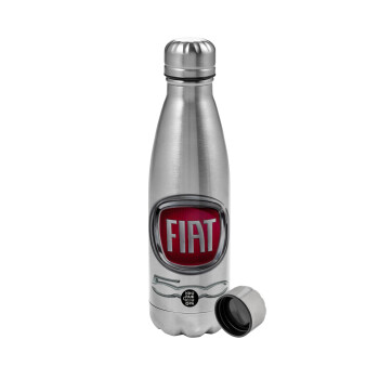 FIAT 500, Μεταλλικό παγούρι νερού, ανοξείδωτο ατσάλι, 750ml