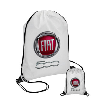 FIAT 500, Τσάντα πουγκί με μαύρα κορδόνια (1 τεμάχιο)